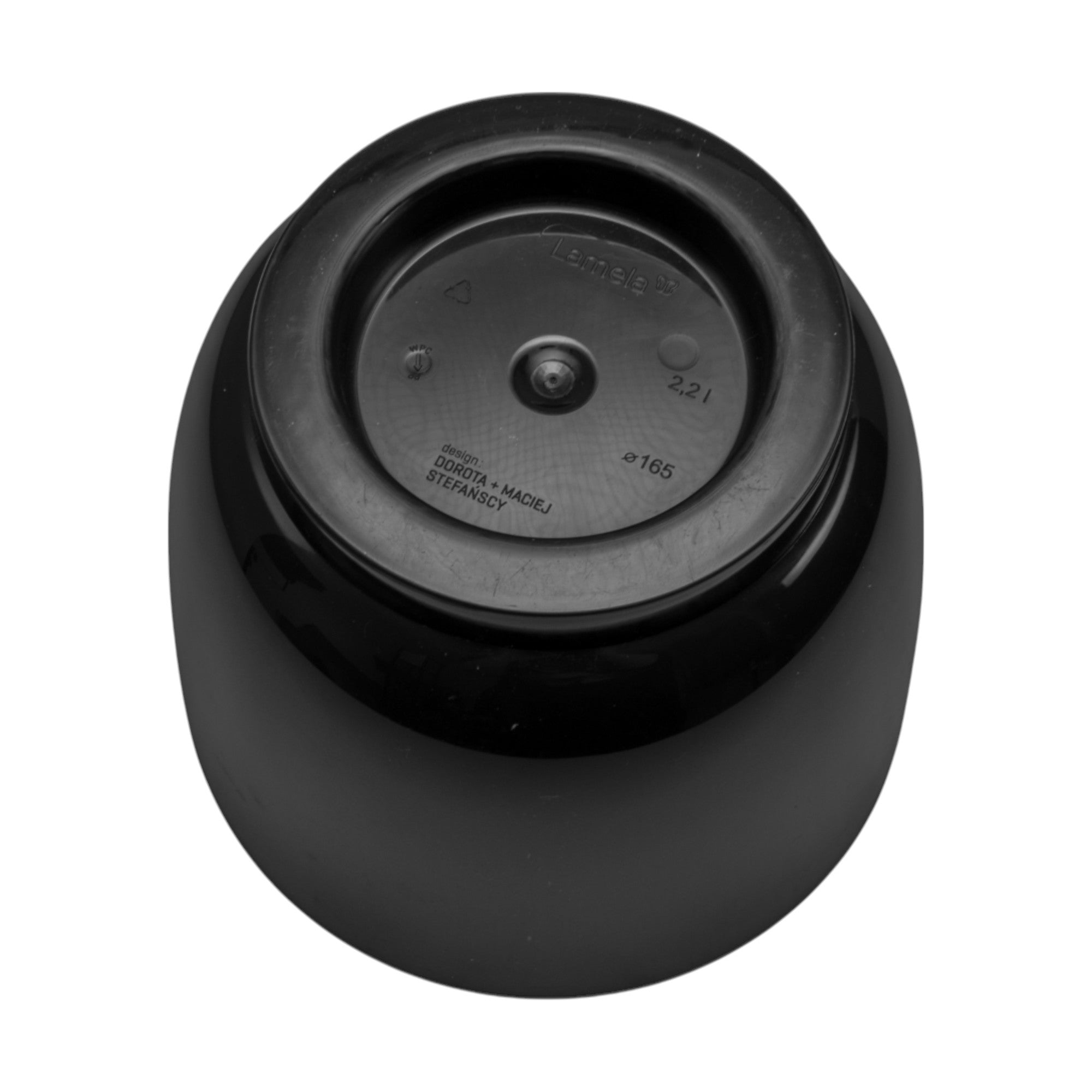 Atena Pot Without Hole 140mm Black