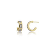 Cora Chunky Huggie Hoops Labradorite