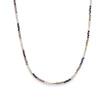 Milos Mixed Gemstone Beaded Necklace  Black Onyx, Smoky Quartz & Labradorite
