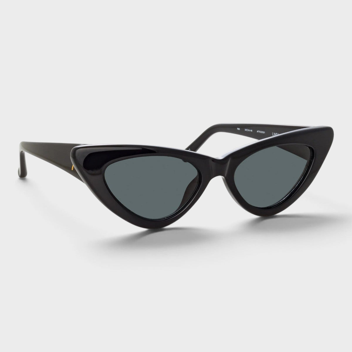 Okulary przeciwsłoneczne Linda Farrow Dora typu cat-eye czarne