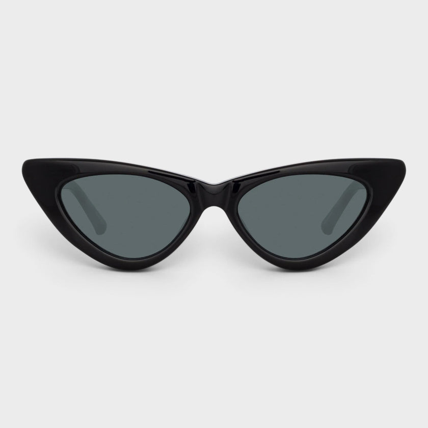 Okulary przeciwsłoneczne Linda Farrow Dora typu cat-eye czarne