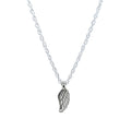 Angel Wing Charm Rope Chain Necklace