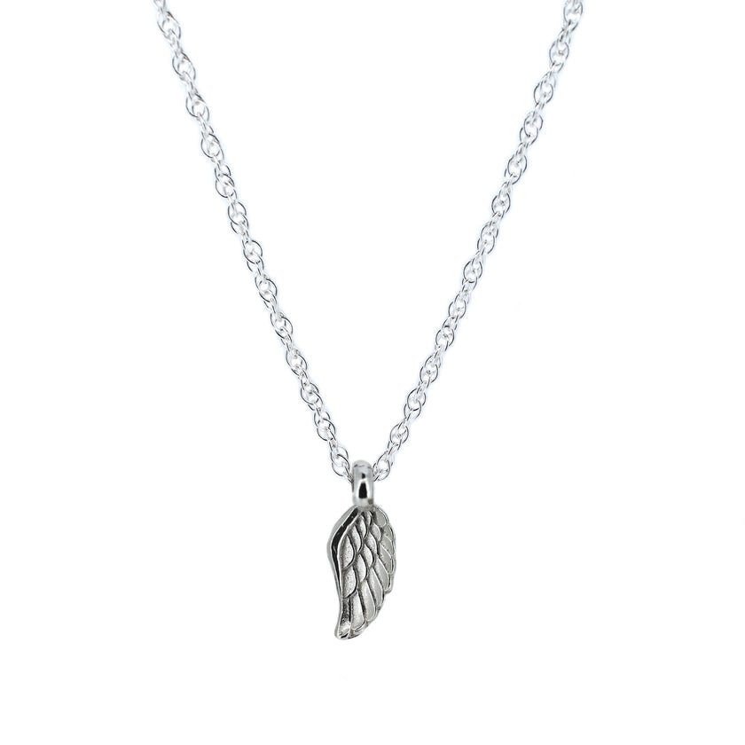 Angel Wing Charm Rope Chain Necklace