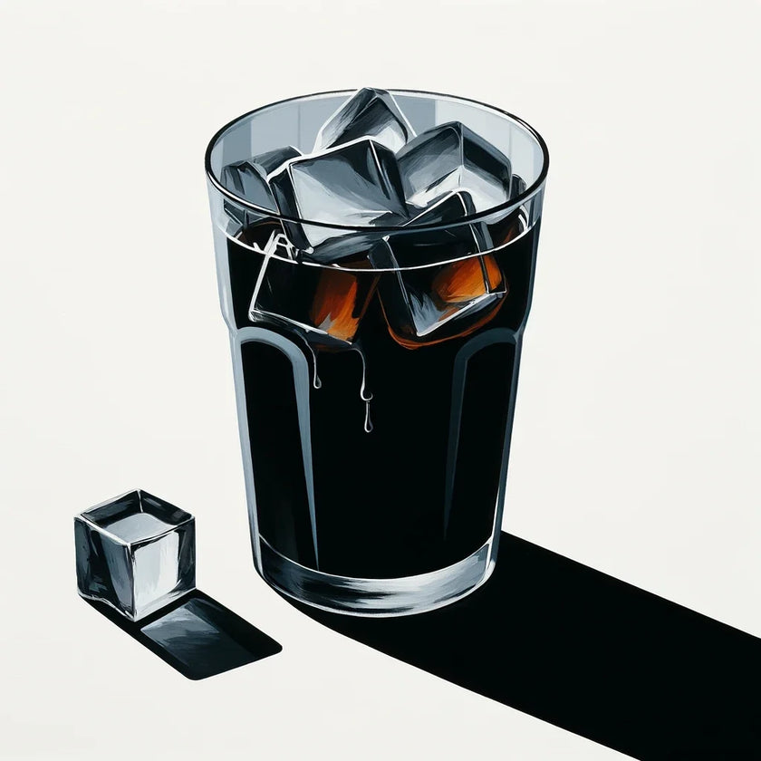 Abstract Clarity Cold Brew Canvas