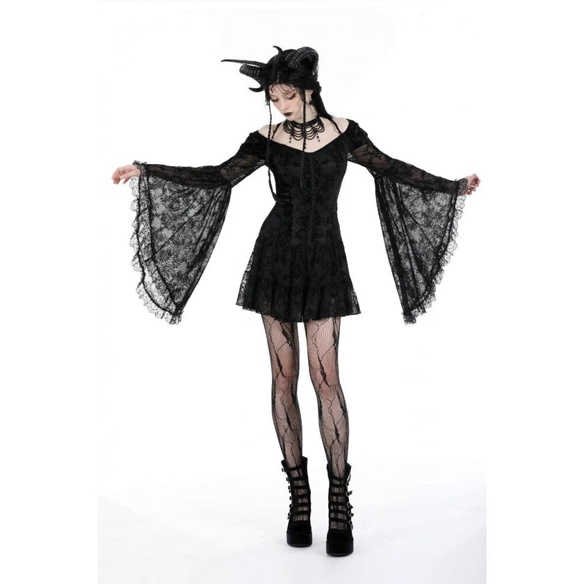 Dark in Love Alora Lace Off Shoulder Dress