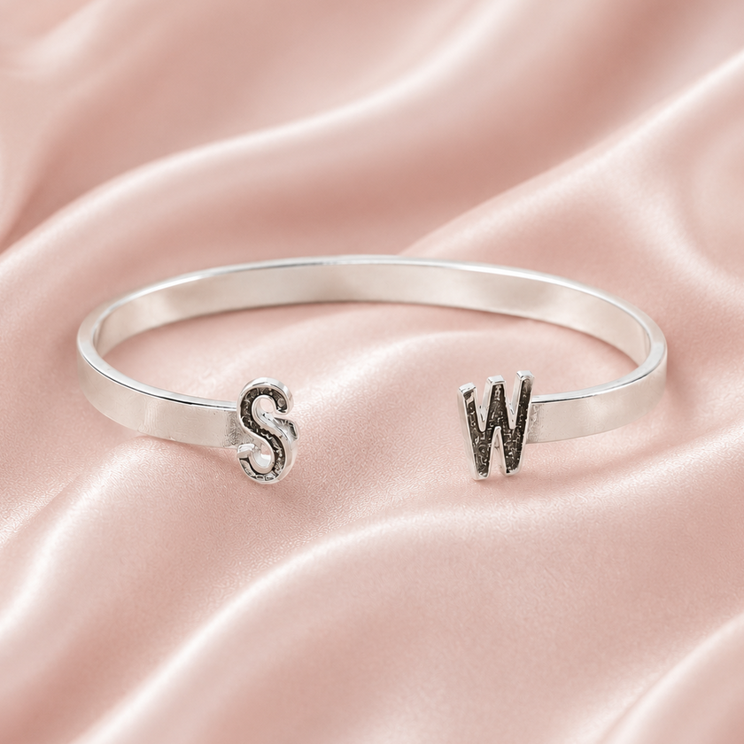 Initial Cuff Bangle