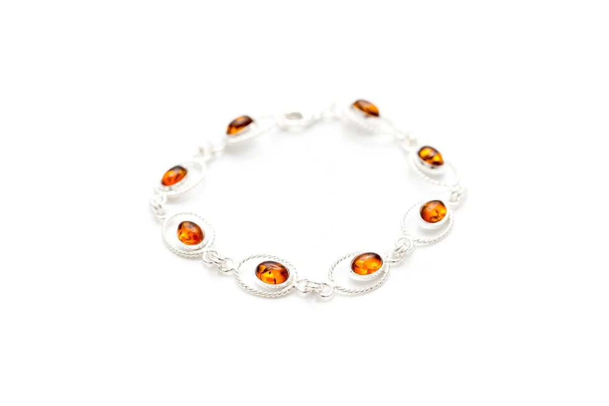 Pulsera de eslabones Amber Quintessence