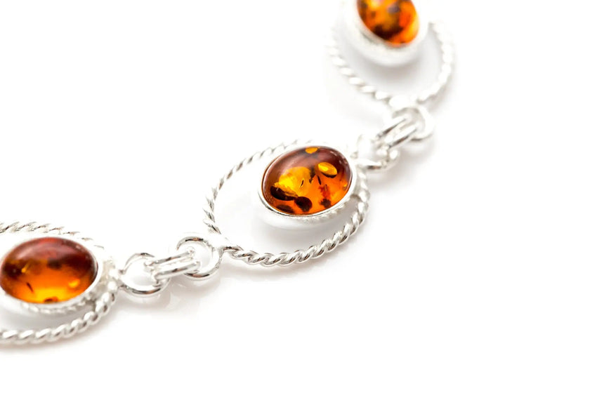Pulsera de eslabones Amber Quintessence