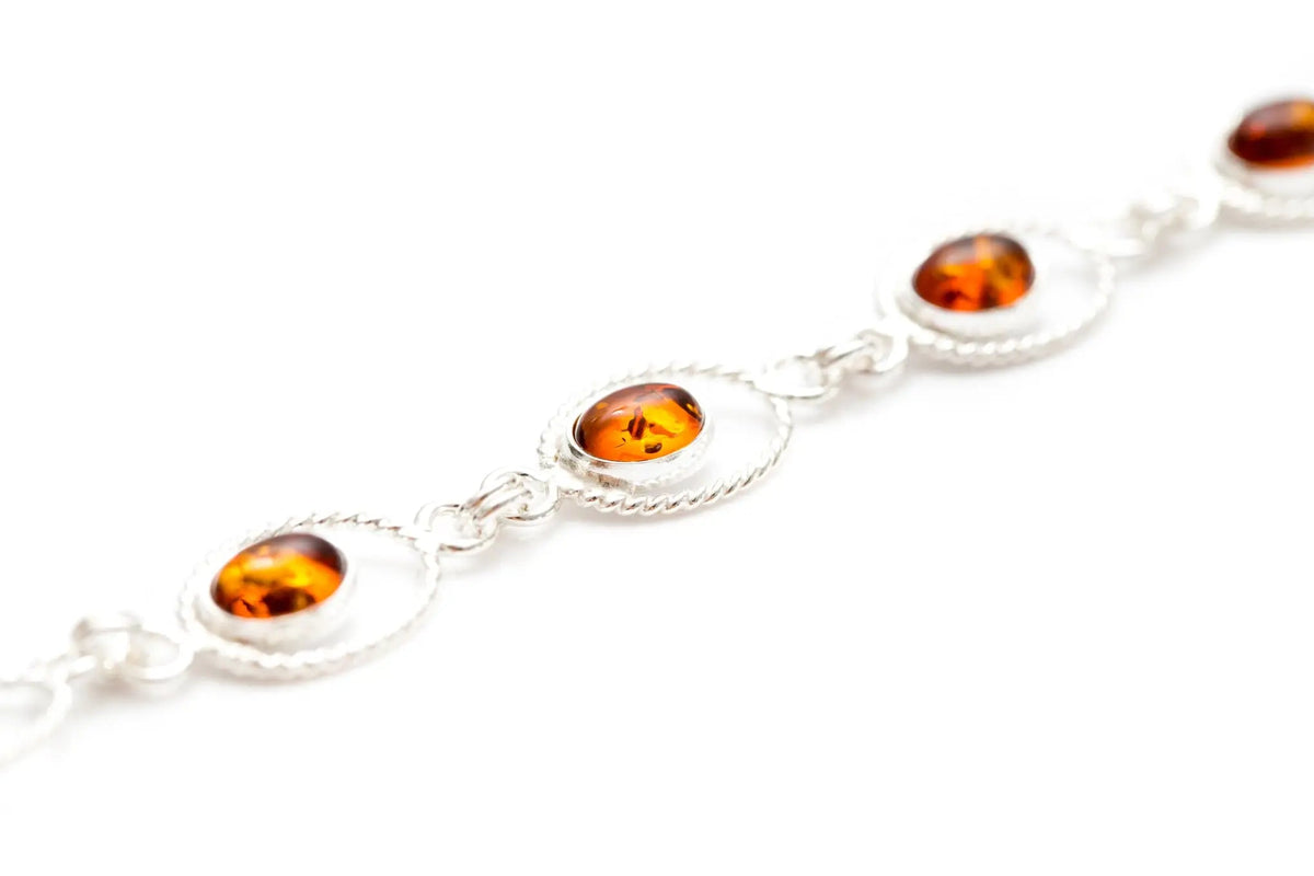 Pulsera de eslabones Amber Quintessence