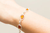 Pulsera de eslabones Amber Quintessence