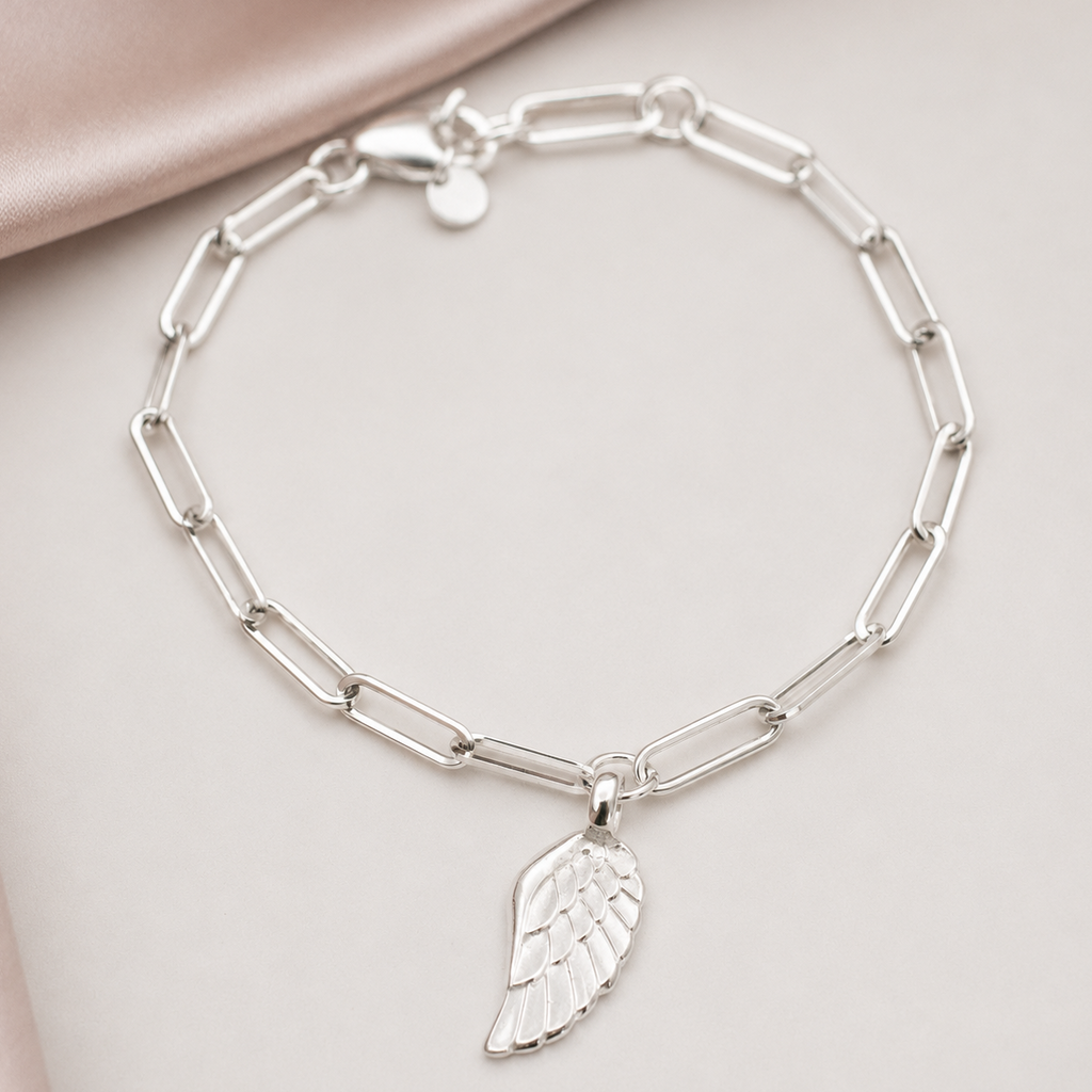 Angel Wing Trace Chain Bracelet
