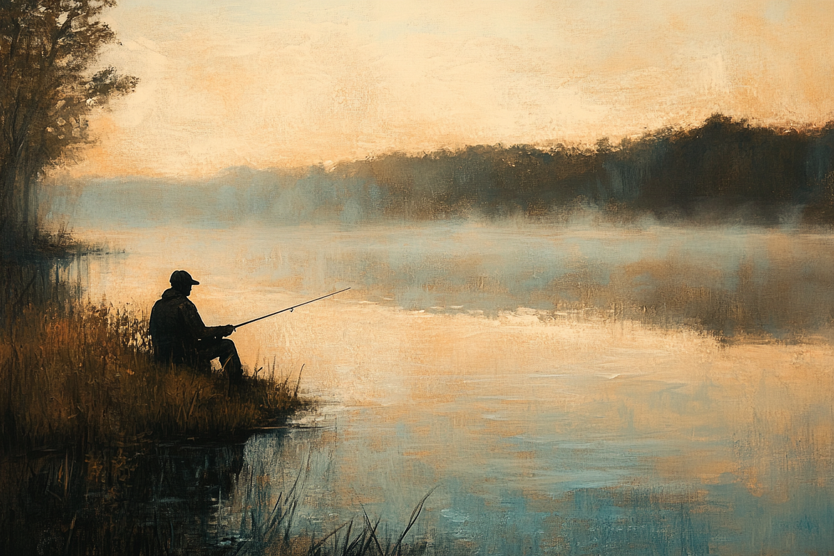 Angler's Dawn Blanket