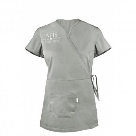Apis Grey Cosmetic Apron M | Professional Salon Workwear