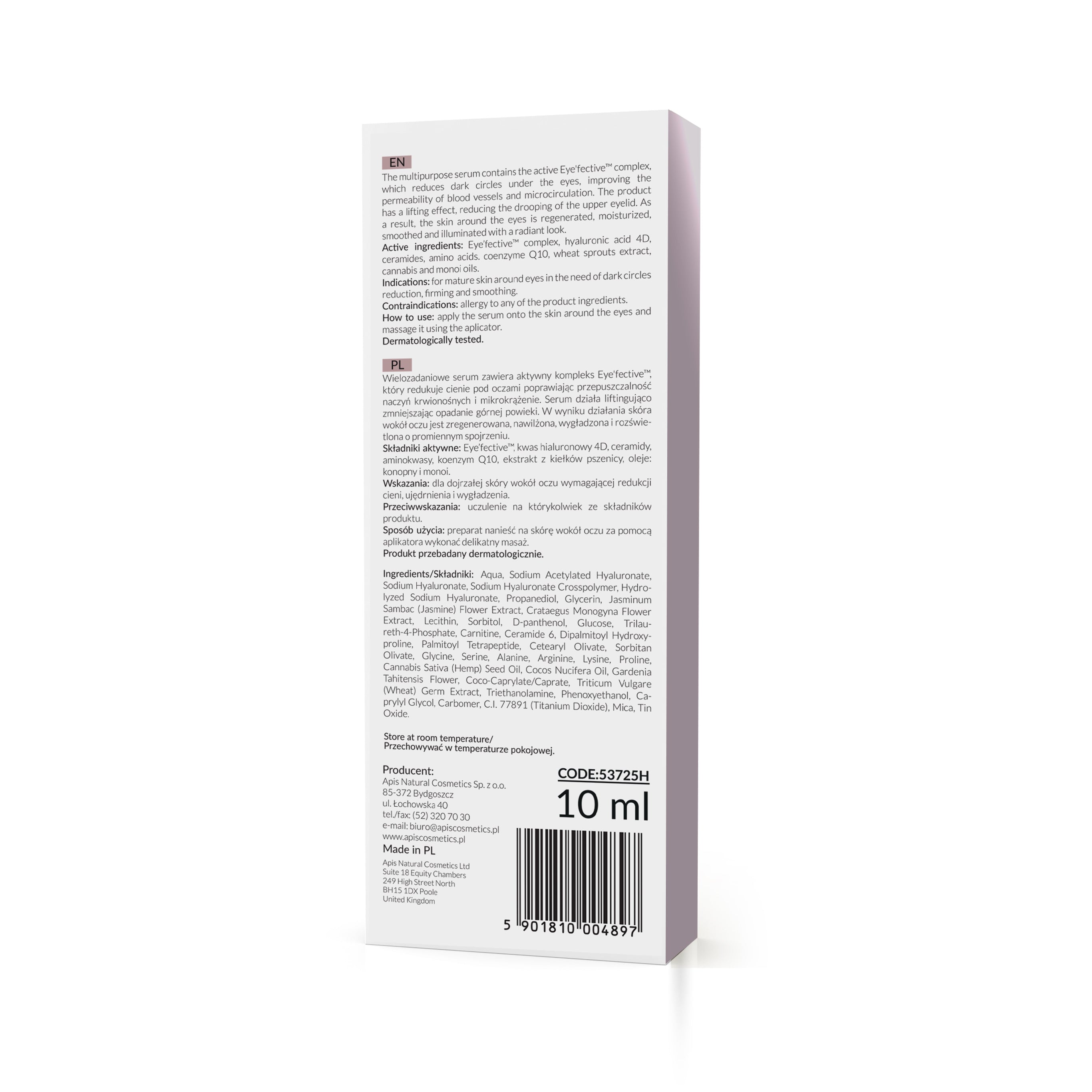 Apis Lifting Eye Serum with Eye'fective™ Complex | 10ml