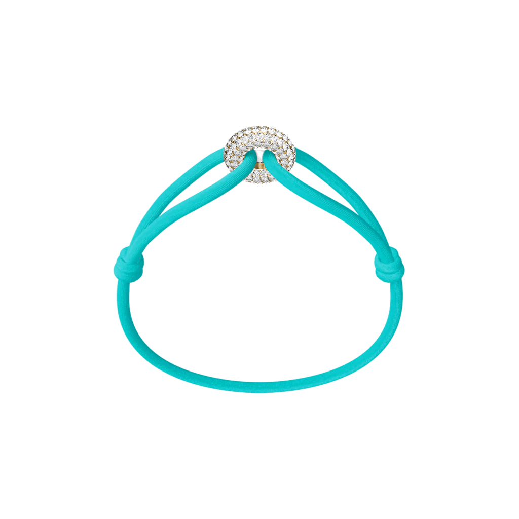 Golden Soho Pavé Cord Bracelet