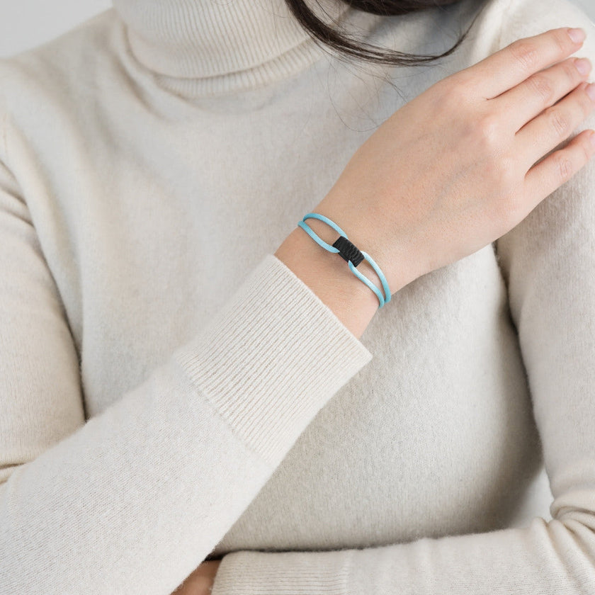 Carbon Regent Kordelarmband