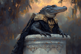 Armoured Alligator Blanket