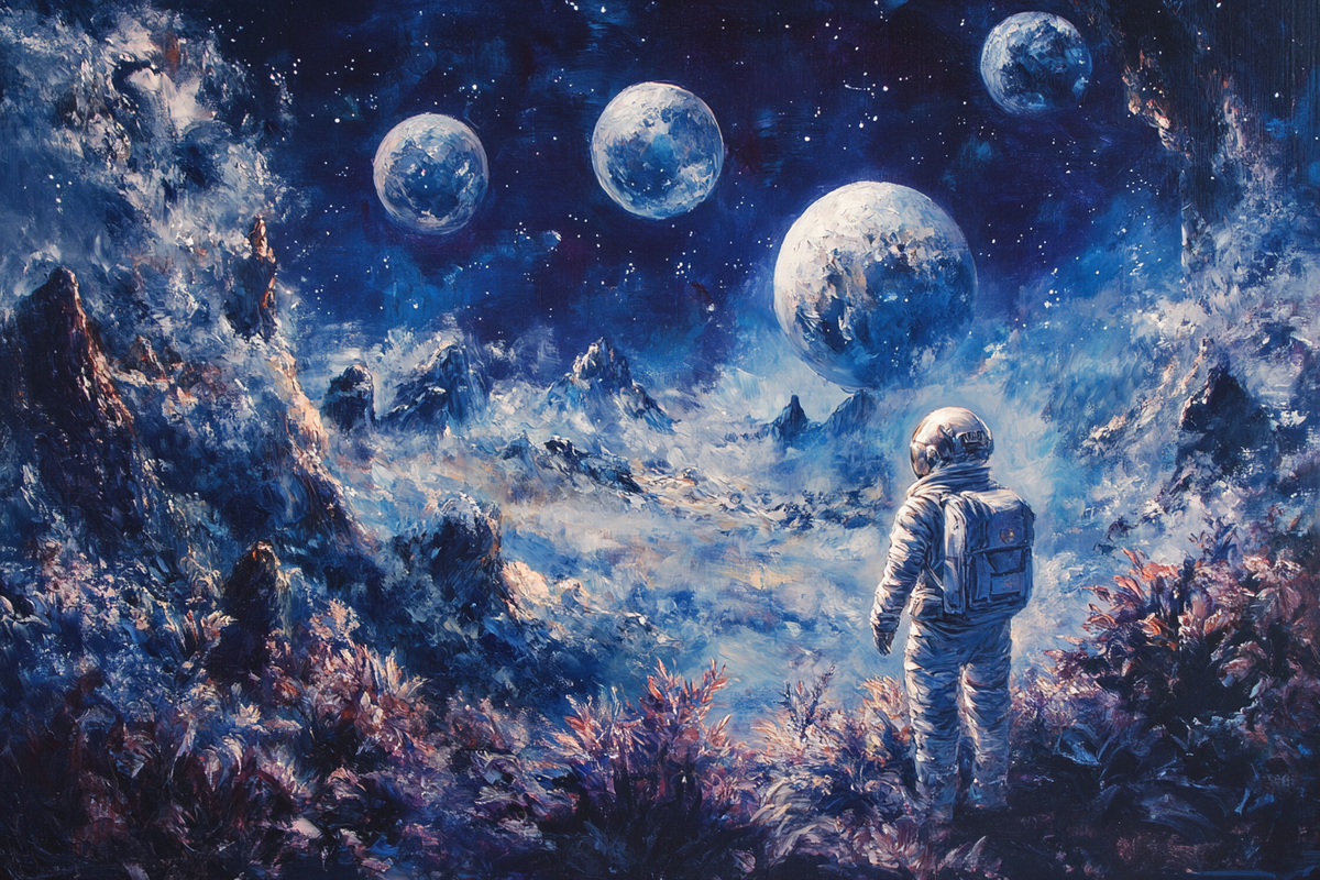 Astronaut's Longing Blanket