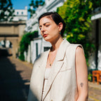 Moirai Twisted Loop Earrings Pariba Onyx