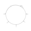 Reiskornkette Silbernes Bettelarmband