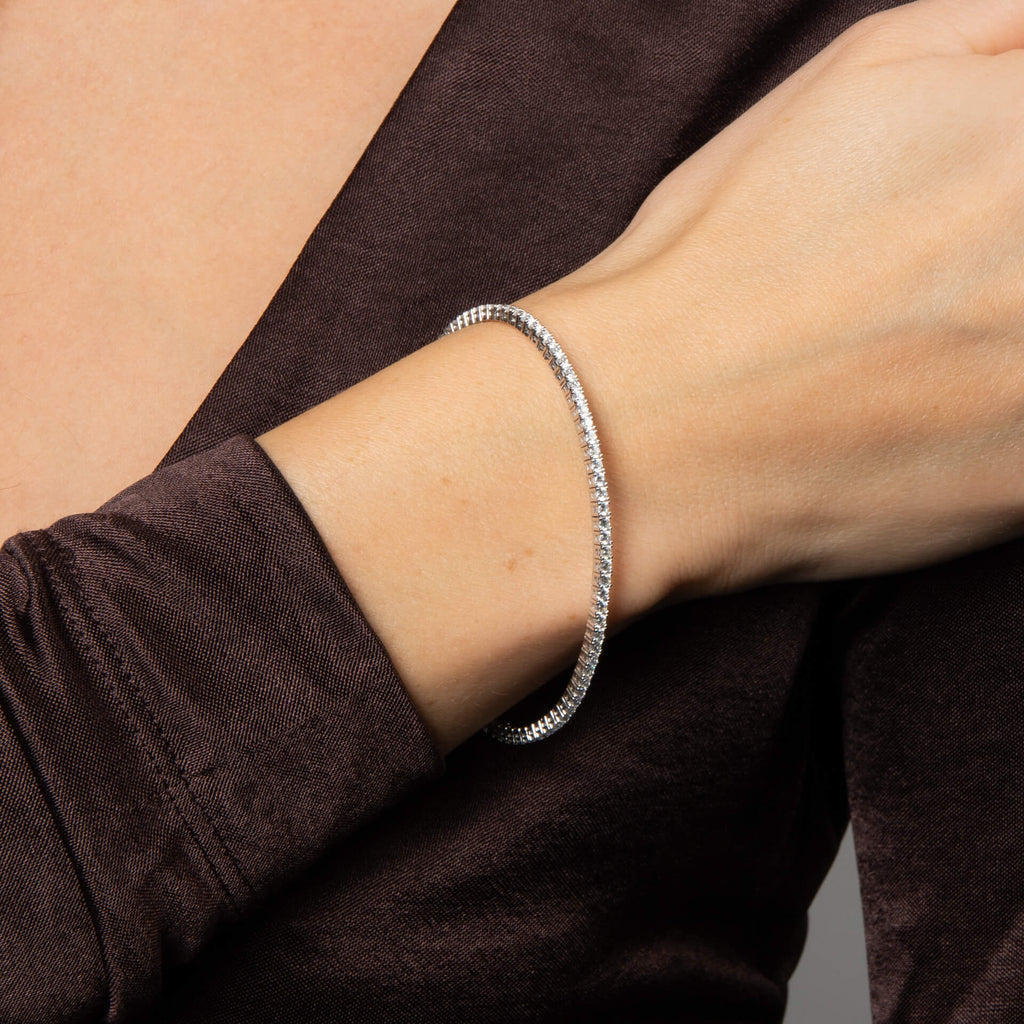 Diamonfire Zirkonia Tennis-Armreif