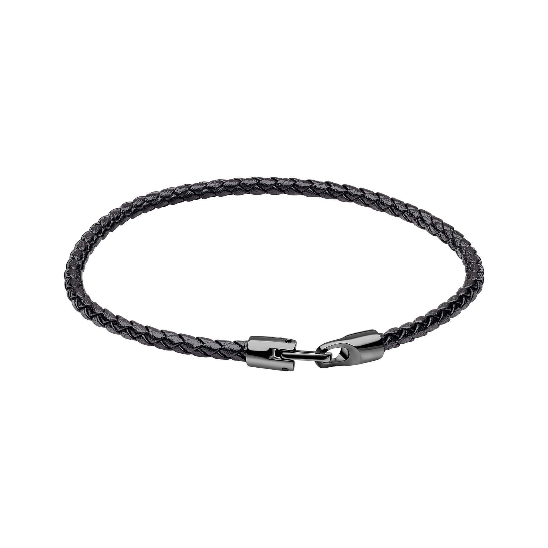 Fred Bennett Ultraleichtes geflochtenes Lederarmband