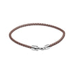 Fred Bennett Ultra-Thin Braided Leather Bracelet