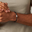 Fred Bennett Father and Son Matching Braided Leather Bracelet