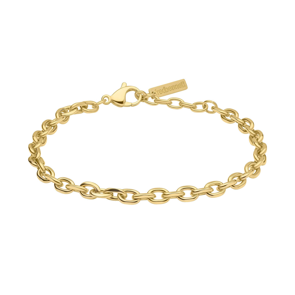 Fred Bennett Stainless Steel Cable Link Bracelet
