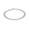 Fred Bennett Stainless Steel Herringbone Chain Bracelet