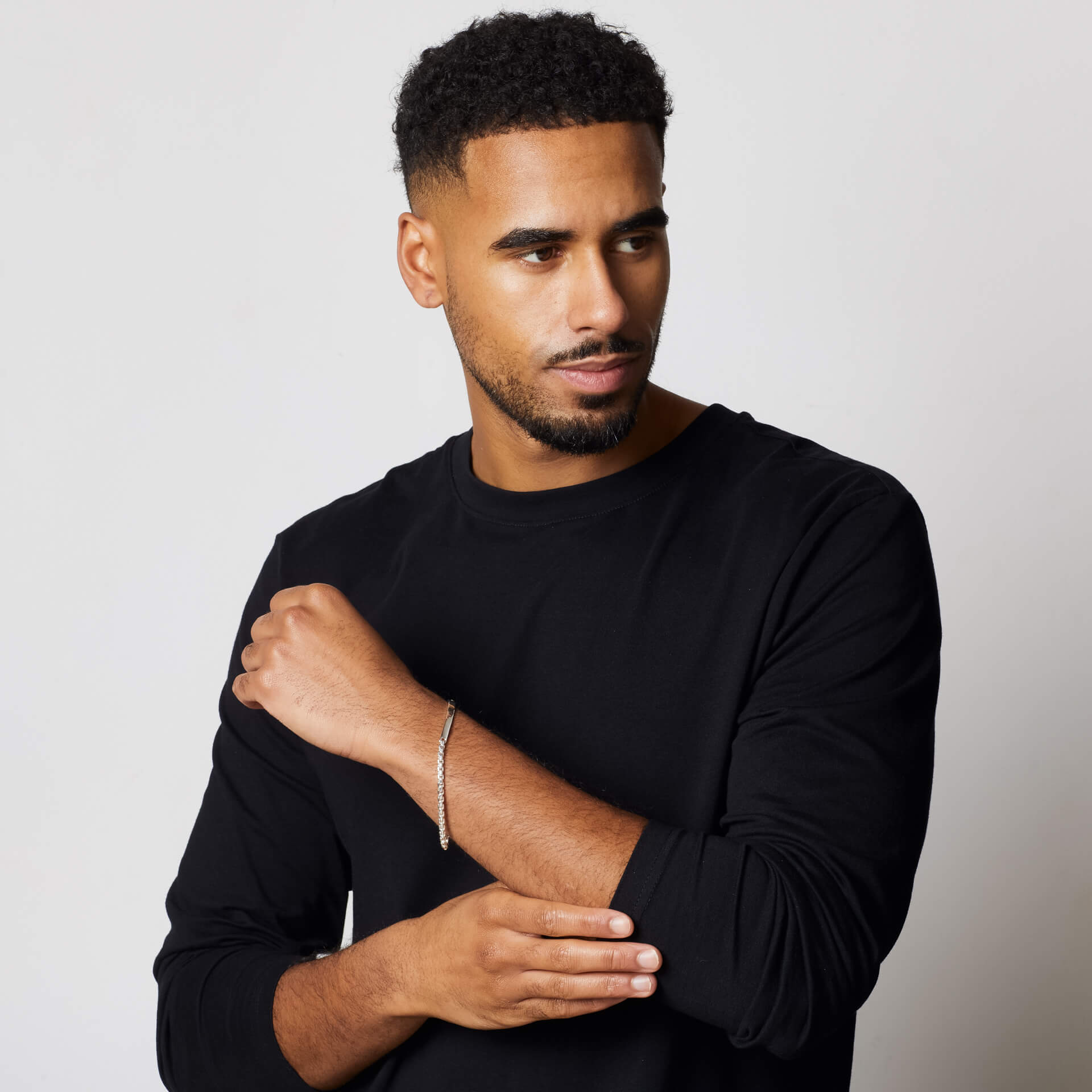 Fred Bennett Classic Chain Bracelet with ID Bar