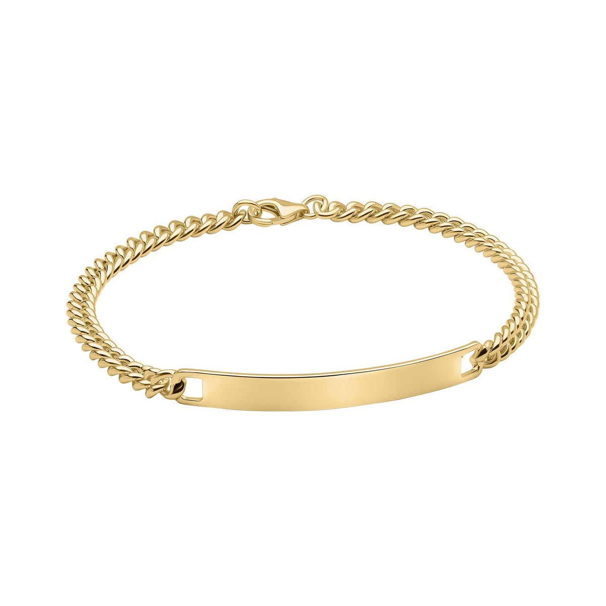 Fred Bennett Curb Chain Bracelet with ID Bar