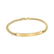 Fred Bennett Curb Chain Bracelet with ID Bar