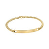 Fred Bennett Curb Chain Bracelet with ID Bar