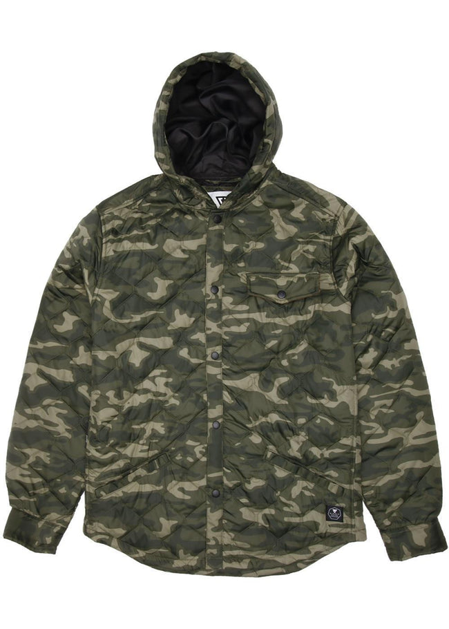 Vissla Cronkite camouflagejack met capuchon