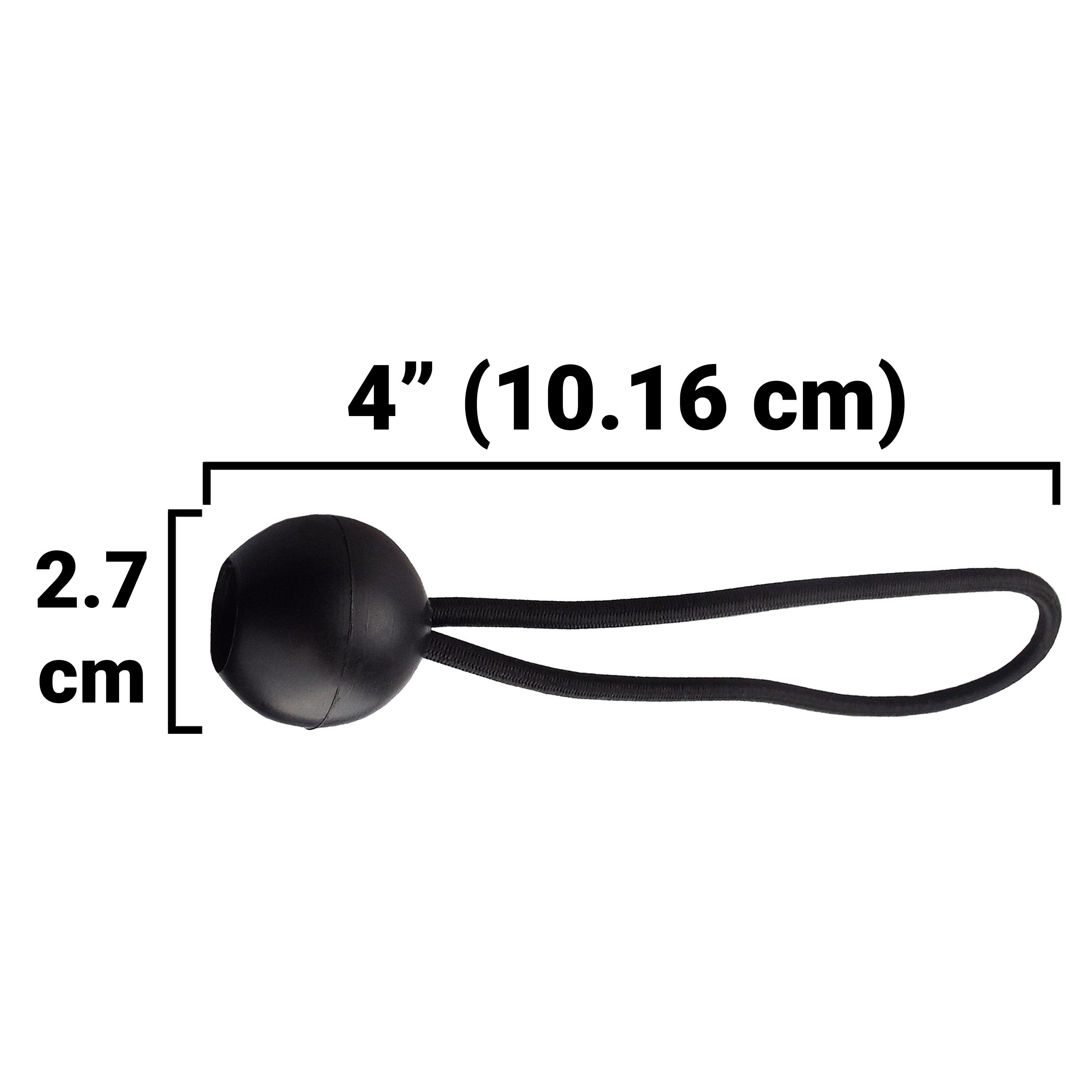 Grey L-Grade Tarpaulin with Bungee Balls (Black)