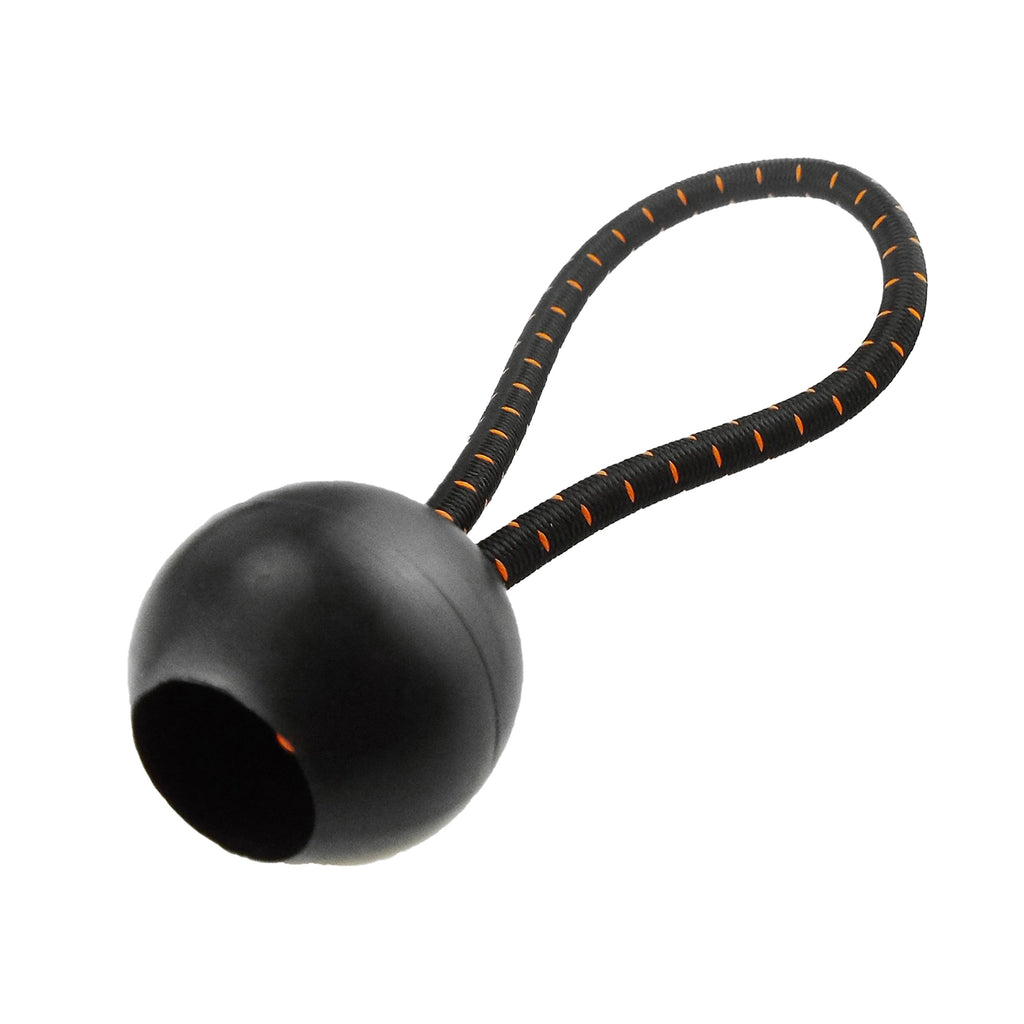 Grey S-Grade Tarpaulin with 10 x Bungee Balls (Black)