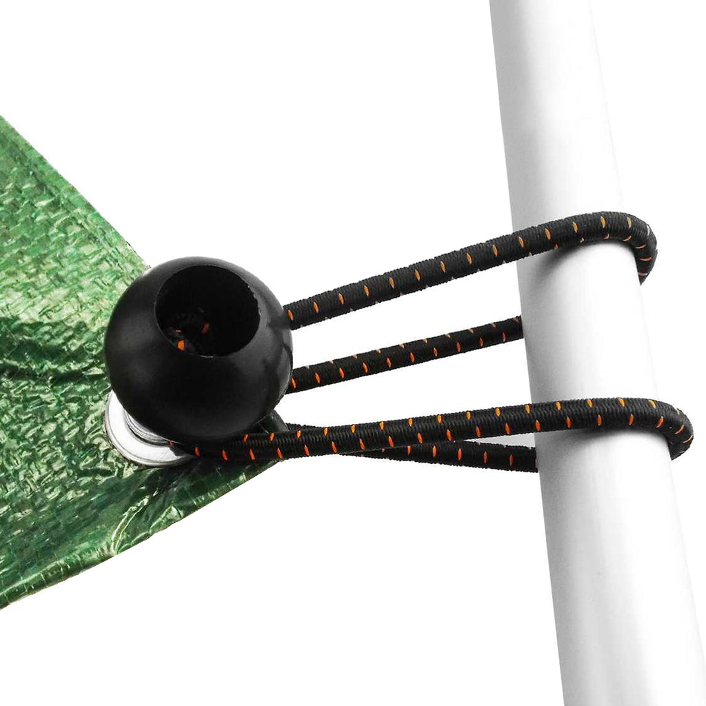 Bungee Ball Mix Black 6" 8” 10" Pack of 30