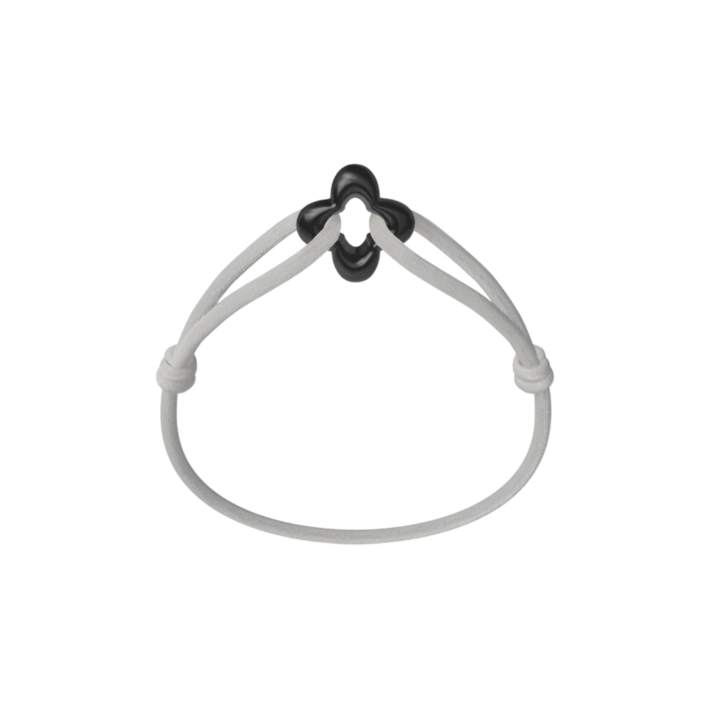 Black Clover Cord Bracelet