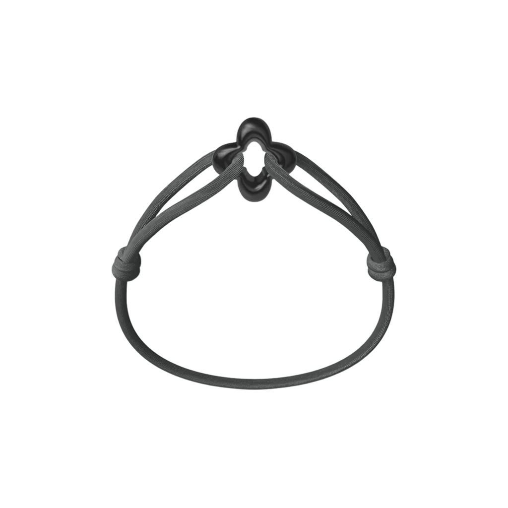 Black Clover Cord Bracelet