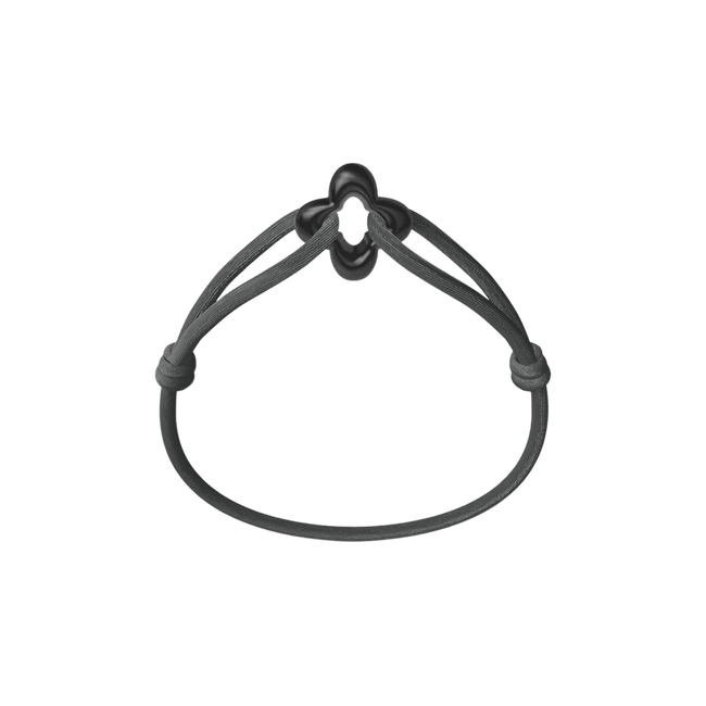 Black Clover Cord Bracelet