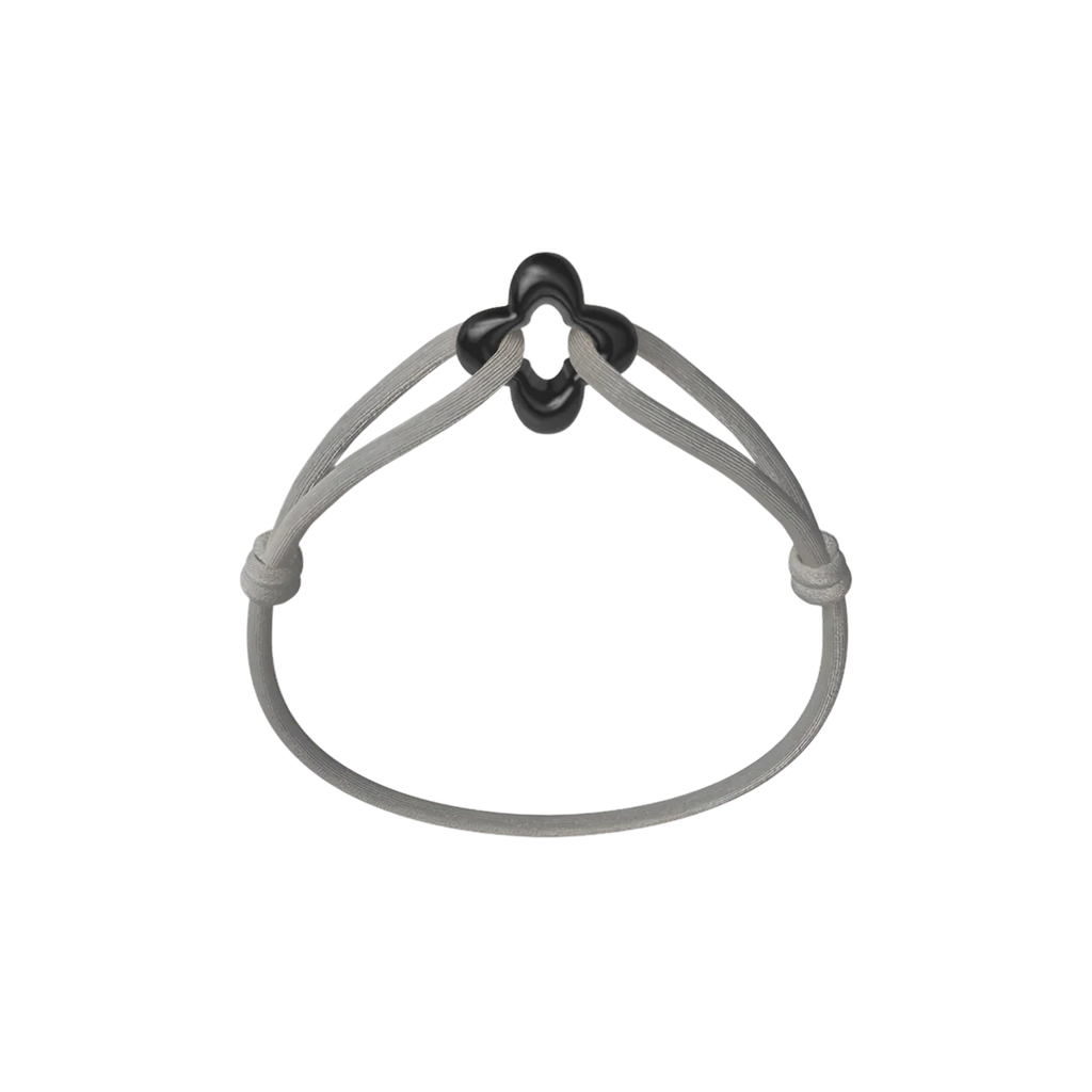 Black Clover Cord Bracelet