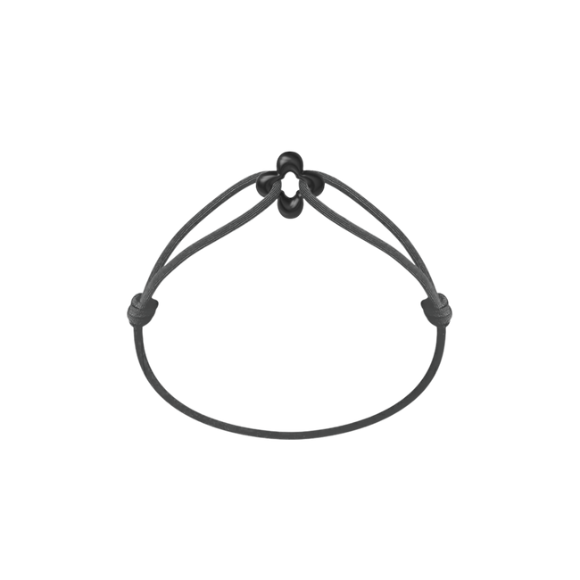 Mini Schwarzklee-Kordelarmband