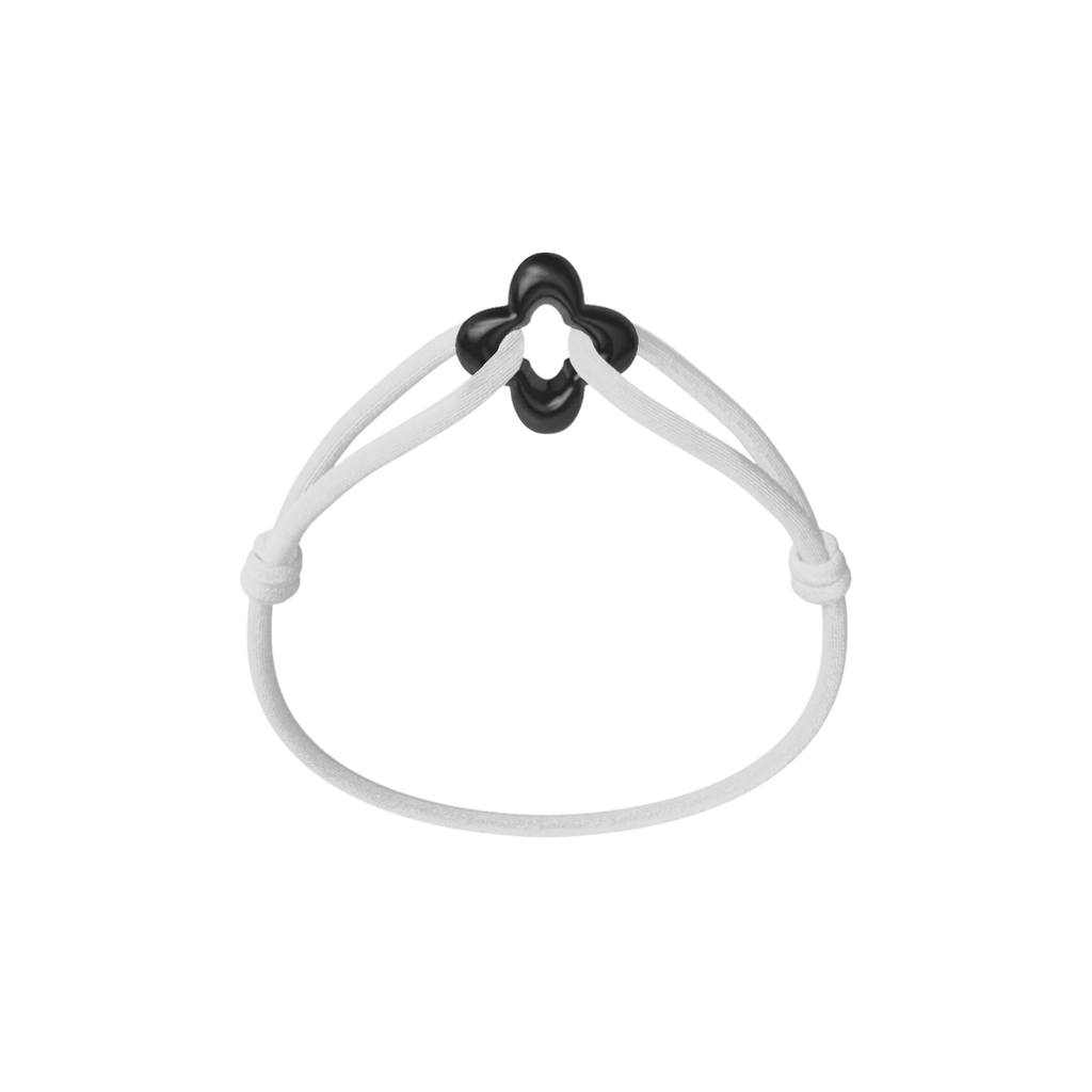 Black Clover Cord Bracelet
