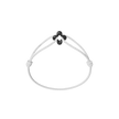 Mini Black Clover Cord Bracelet