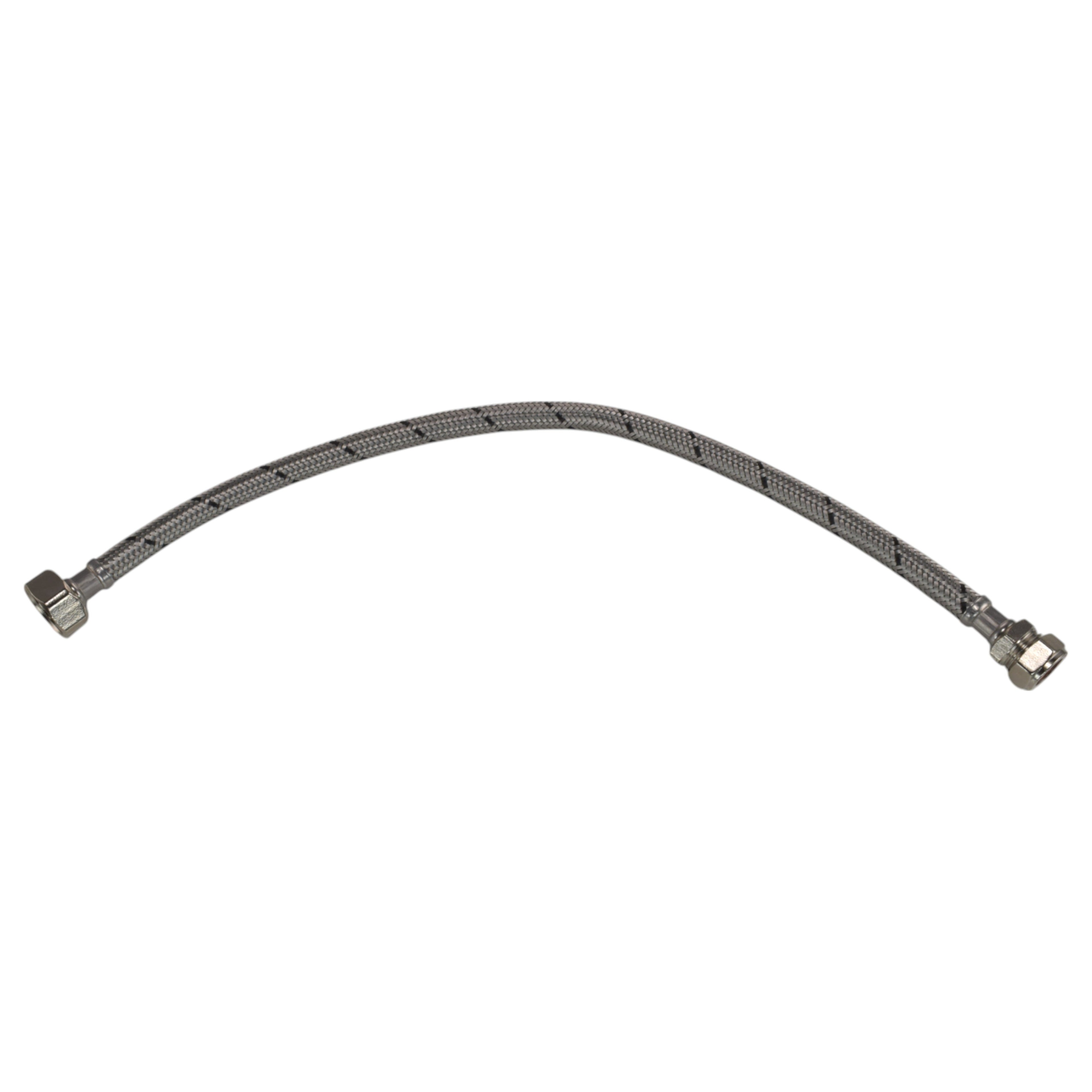 15mm Brass Compression Flexi Hose 500mm - ¾” BSPF