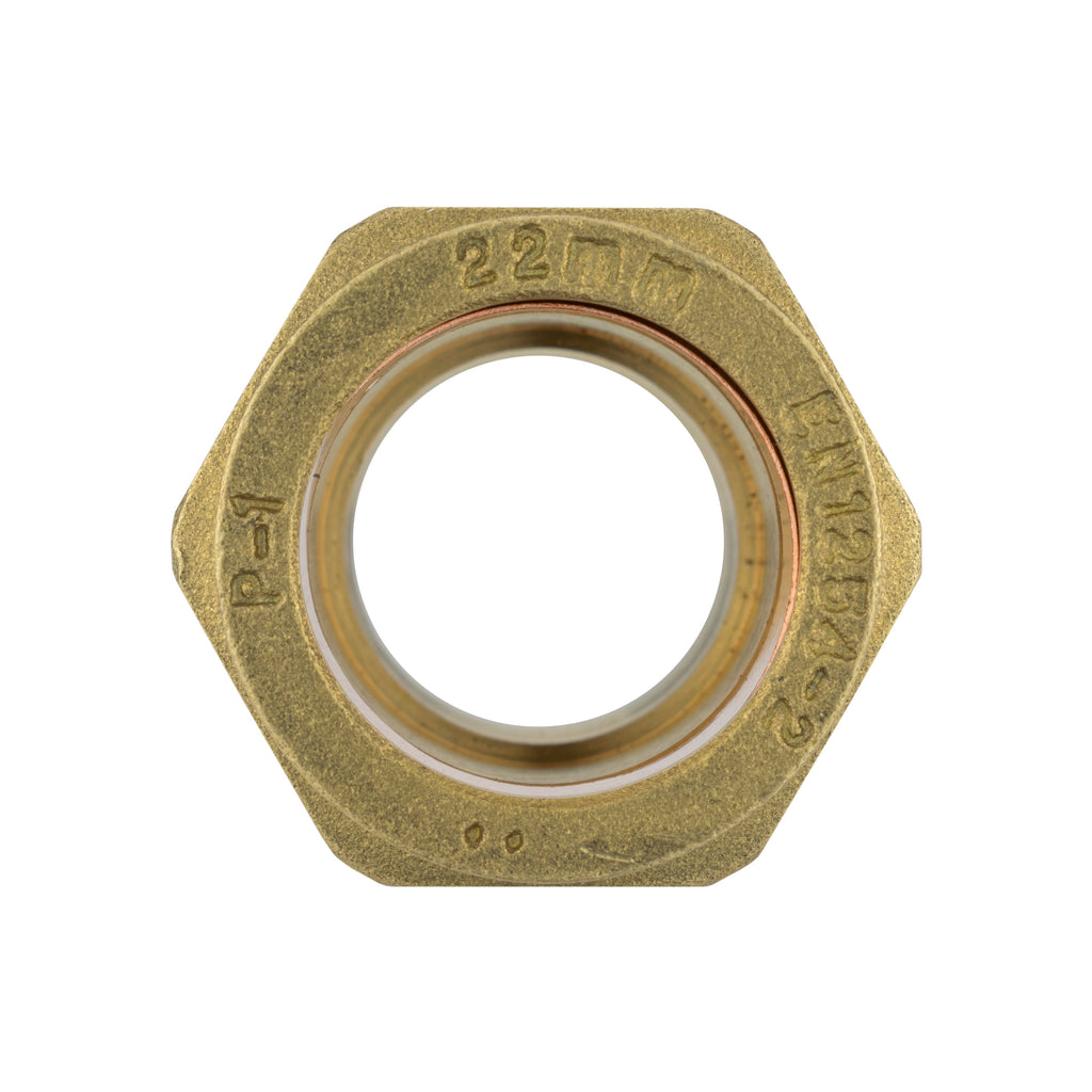 IBC 2” S60X6 Cap with Brass Compression Straight ¾” BSP – 22mm