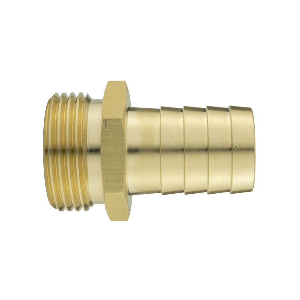 Hose Connector Blue with In-Line BSPF Valve and 19mm Brass Barb