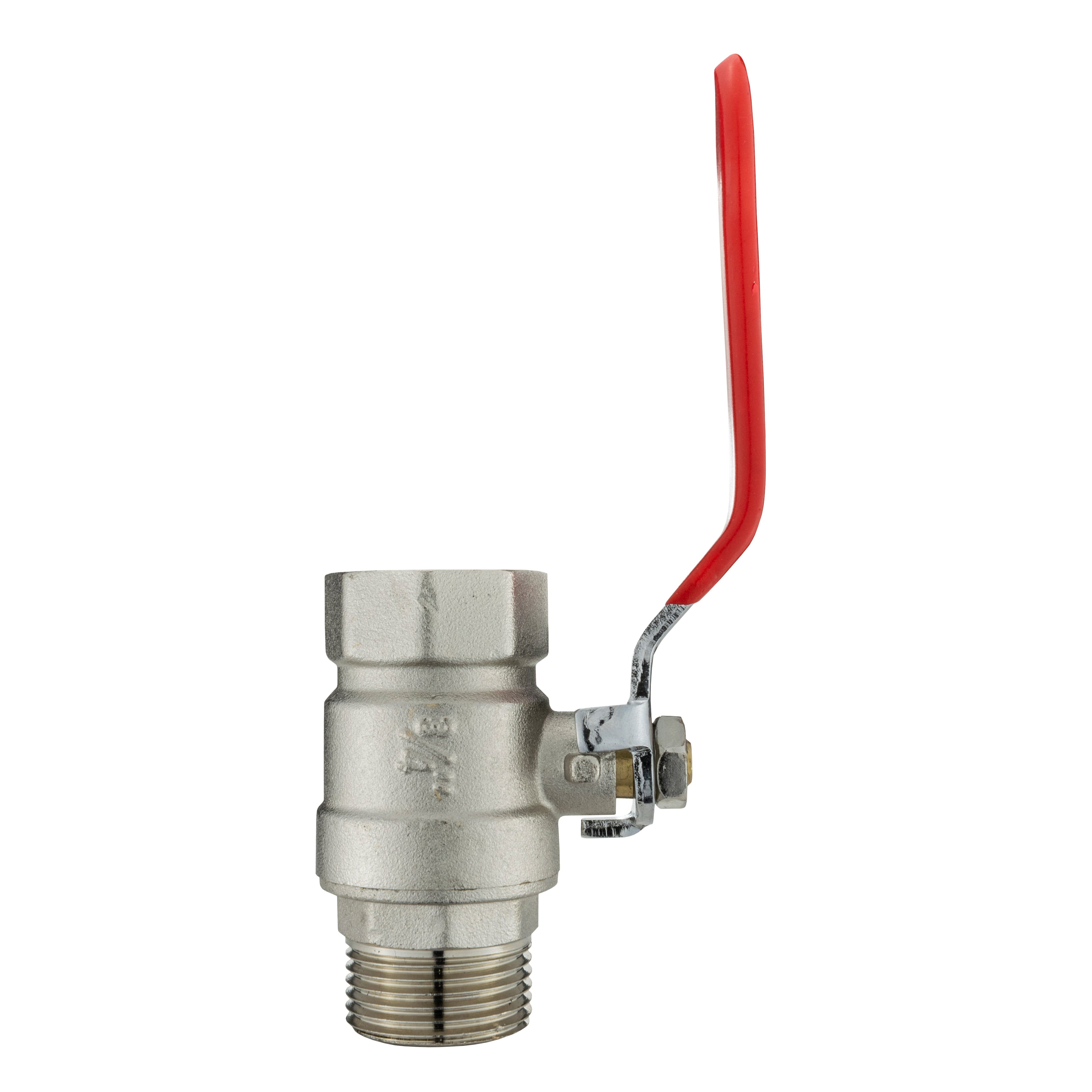 Wall Flange Kit 32mm MDPE + Lever Valve ¾” BSP