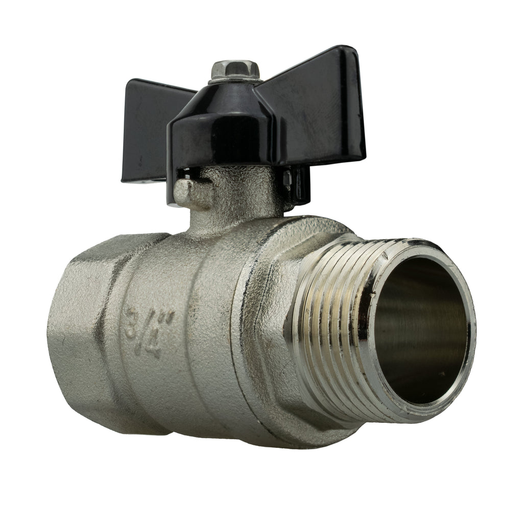 Wall Flange Kit 32mm MDPE + Bib Valve + Geka
